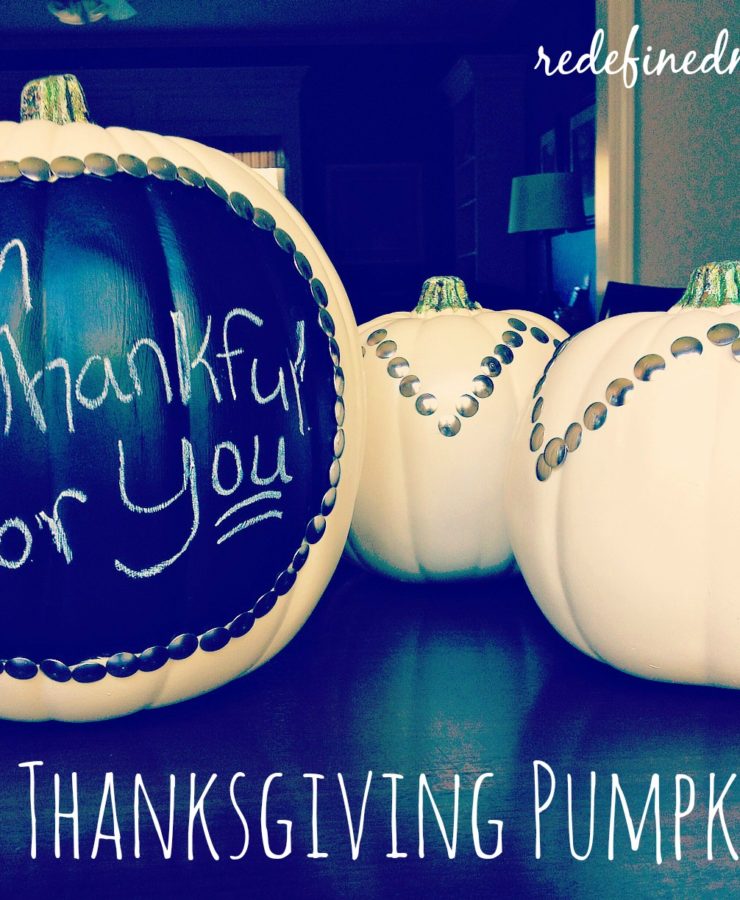 These Fall DIY Pumpkins are simple, classy and perfect for Thanksgiving decor!