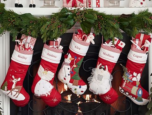 Pottery barn hot sale quilted stocking