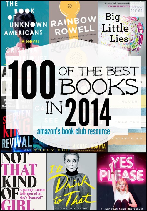 Amazon has released their picks for the 100 Best Books in 2014. This is a great resource for book clubs or great books to read on your own. How many have you read?