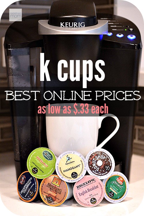 Love your Keurig? Hate paying for those expensive K-Cups? Here is a round up of the best online prices for cheap k cups - as low as $.33 each.