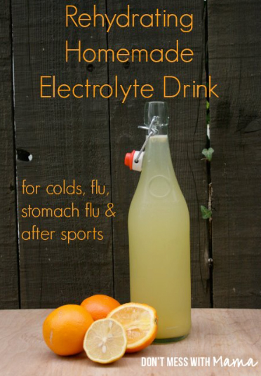 homemade electrolyte drink