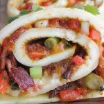 Roulade? It's a weird word that means wrap. Luckily this Southwest Bacon Roulade Recipe isn't weird, it combines simple ingredients PLUS BACON for a family friendly meal.