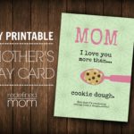 Customizable DIY Printable “I Love You More Than” Mother’s Day Card