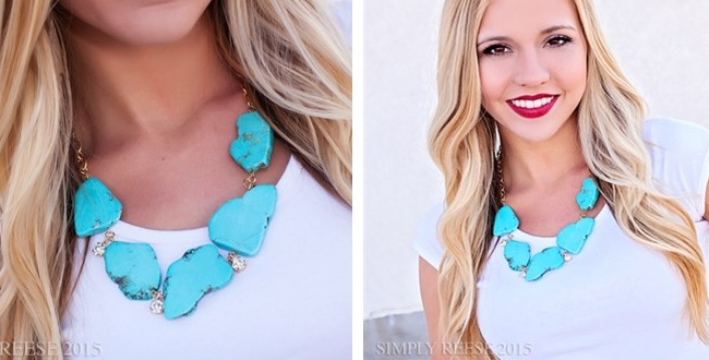 Turquoise Statement Necklace