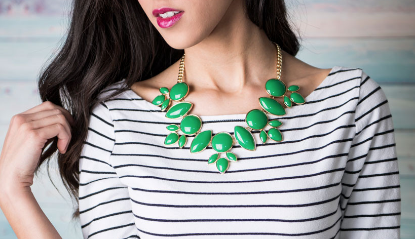 Eve Green Statement Necklace