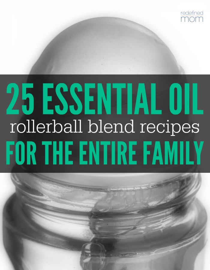 Combat common ailments with essential oils - here are 25 Essential Oil Rollerball Blends & Recipes for Families that every member in your house can use.