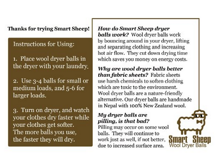 Smart Sheep Dryer Balls