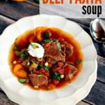 Slow Cooker Beef Fajita Soup Recipe