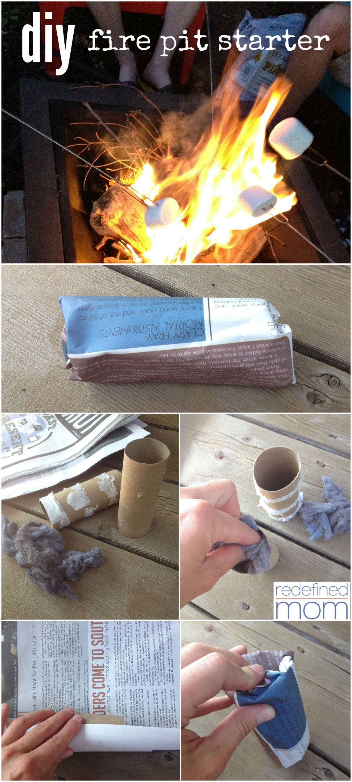Homemade Fire Starter Kits {Great For Camping or Fire Pits}