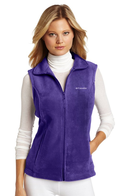 purple columbia vest