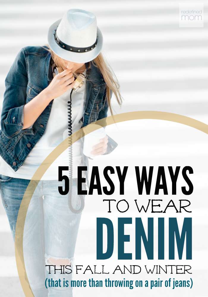 Denim is everywhere! And it's no longer just for casual Friday. So get ready to amp up your wardrobe with 5 Easy Ways to Wear Denim This Fall & Winter (and believe me, it is WAY more than just throwing on a pair of jeans.)