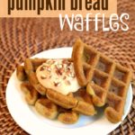 Pumpkin Bread Waffle Recipe