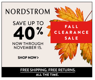 Nordstrom Fall Clearance