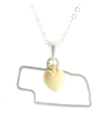 Nebraska State Necklace