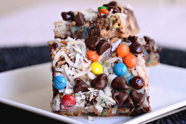 This cookie bar has many names...magic, everything, seven layer, mommy-crack. But in my mind, it is the Disney Copycat Magic Cookie Bar Recipe.