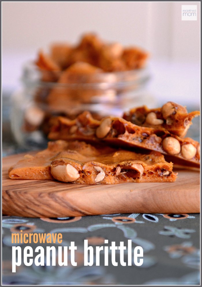This Microwave Peanut Brittle Recipe is quick, easy and can be made in the microwave. Yep, just like a college student in the dorm.