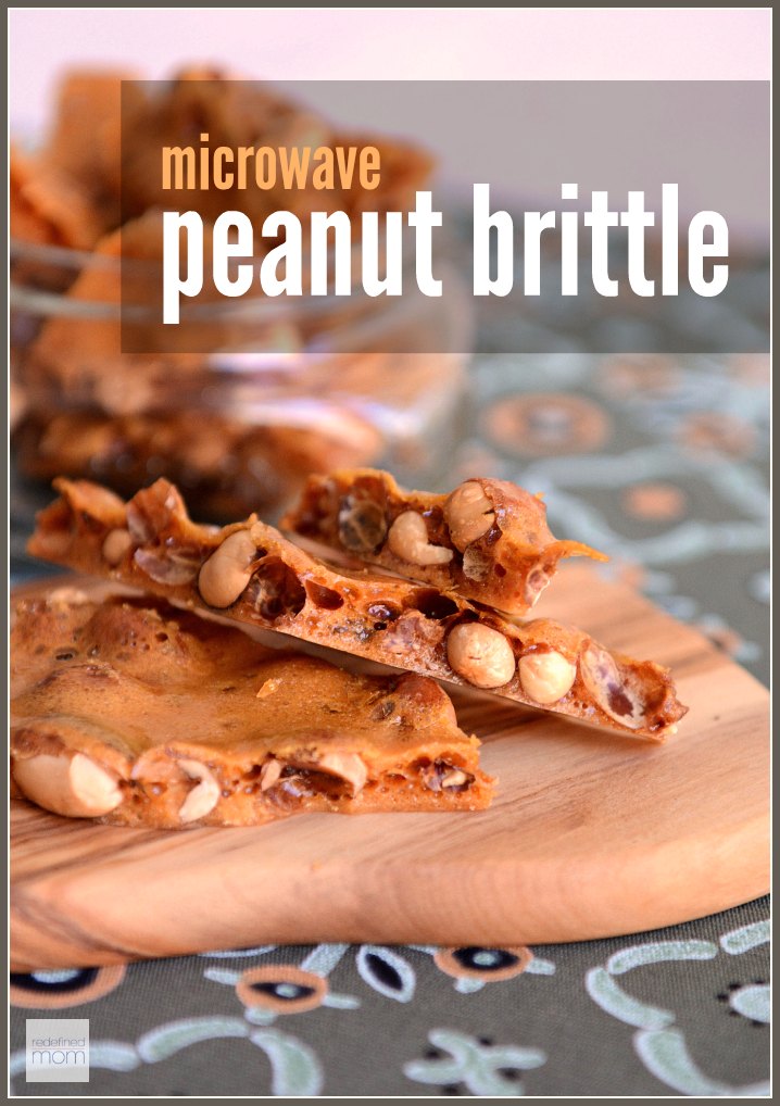 This Microwave Peanut Brittle Recipe is quick, easy and can be made in the microwave. Yep, just like a college student in the dorm.