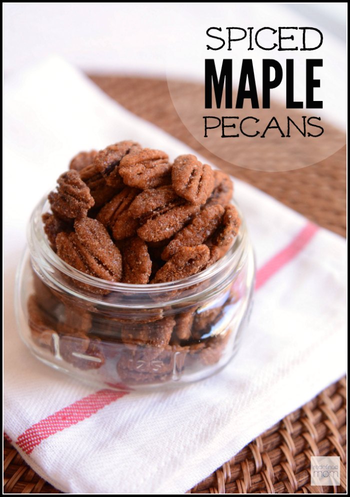 Remember the kiosks at the mall that sold "flavored nuts"? This Spiced Maple Pecans Recipe is reminiscent of those nuts, but with a kick of "heat" at the end.