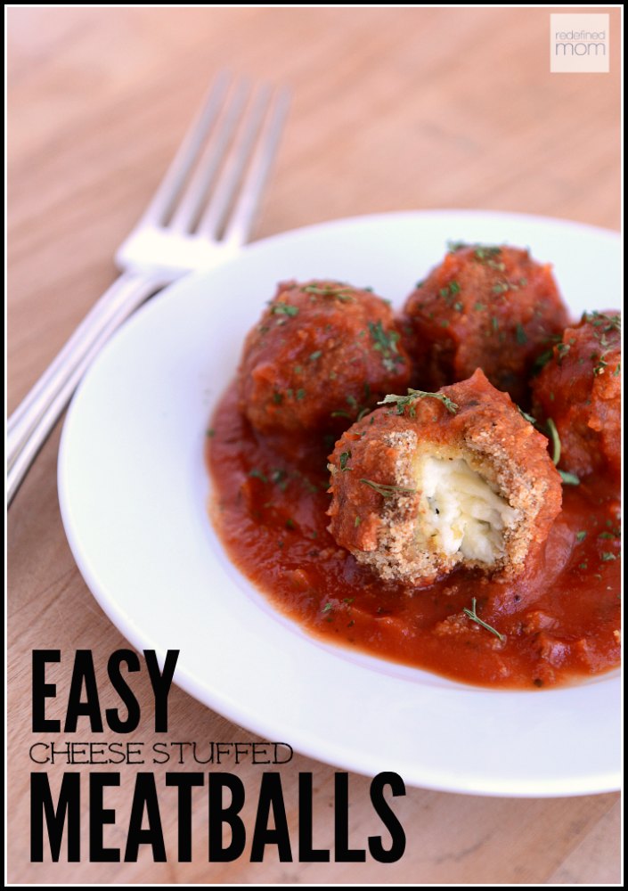 By using pantry ingredients, this 10-Minute Breaded Mozzarella Stuffed Meatball Recipe is easy and very versatile. Eat it as a main course or serve as an appetizer - either way it is comfort food in a hurry.