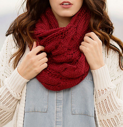 Mandy Cable Knit Scarf