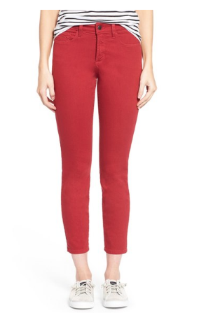 NYDJ Red Skinny Jeans