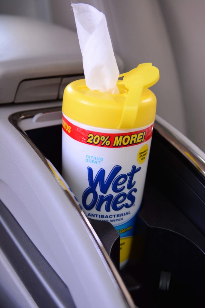 I hate germs. HATE THEM. I also hate hand sanitizer. HATE IT. So what's an on-the-go germ-a-phobe to do? Four words...WET ONES HAND WIPES. For under $2, it's a travesty to not have these wipes in your car.