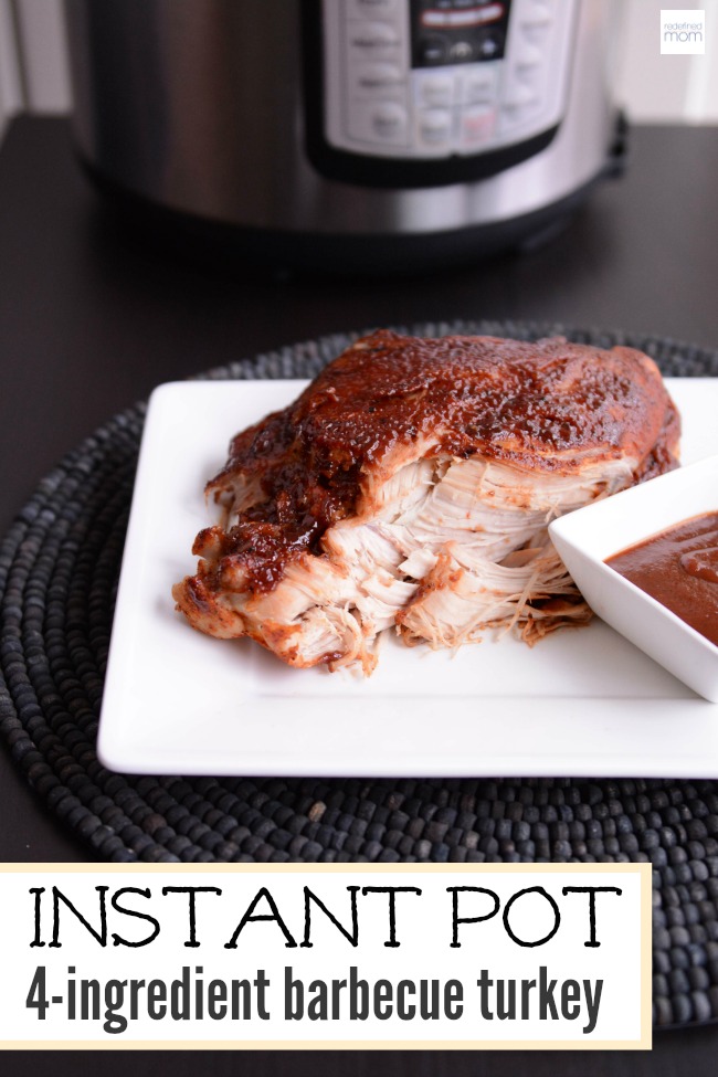 4-Ingredient Instant Pot Barbecue Turkey Recipe